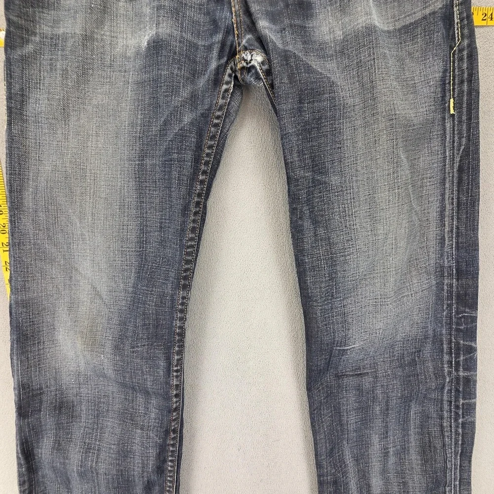 Vintage Levis Engineered Jeans Mens 34x34 Blue Star Buckle Back Honeycomb